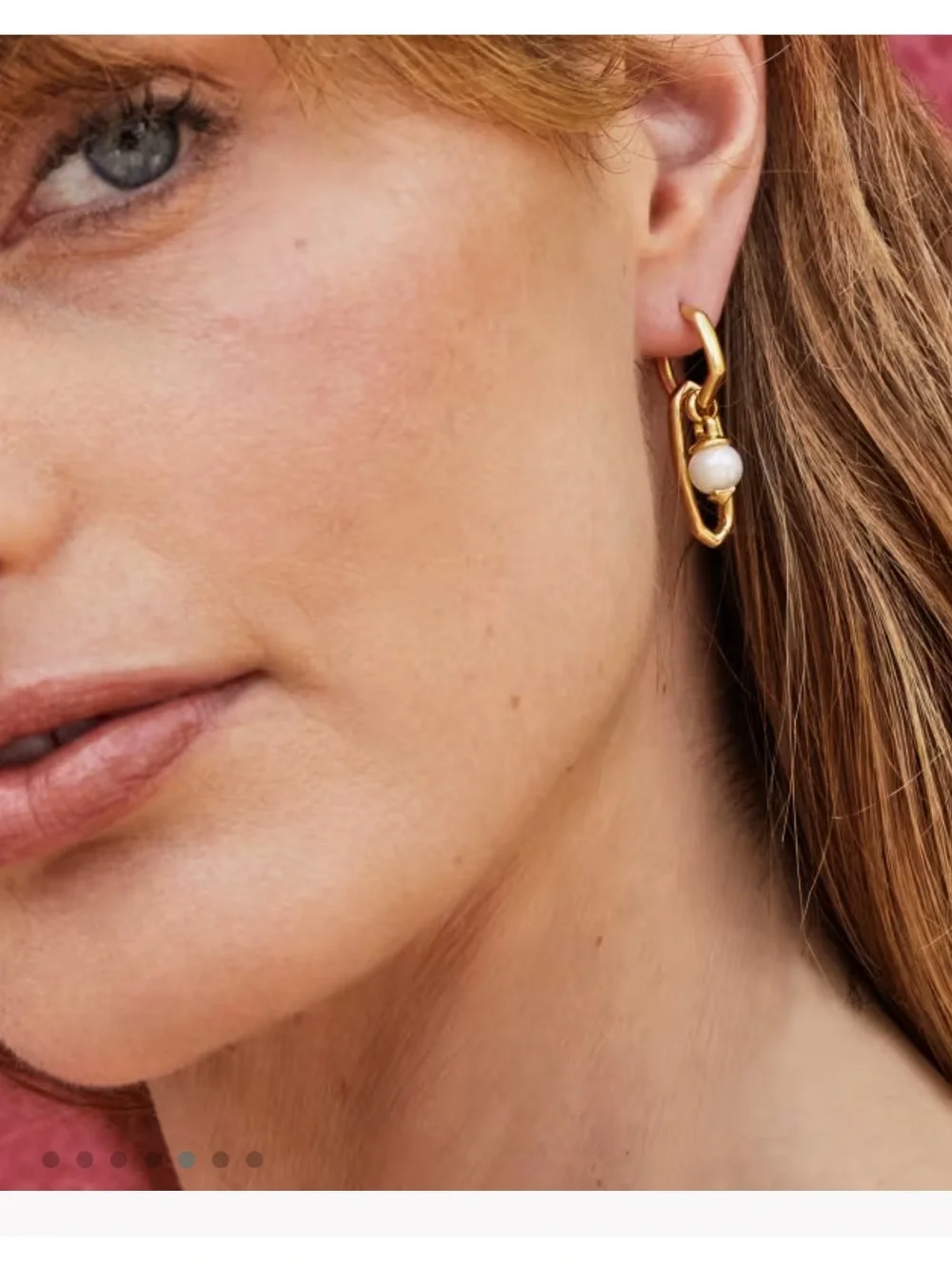Kendra Scott Brooklyn Pearl Charm Earrings - Picture 3 of 8